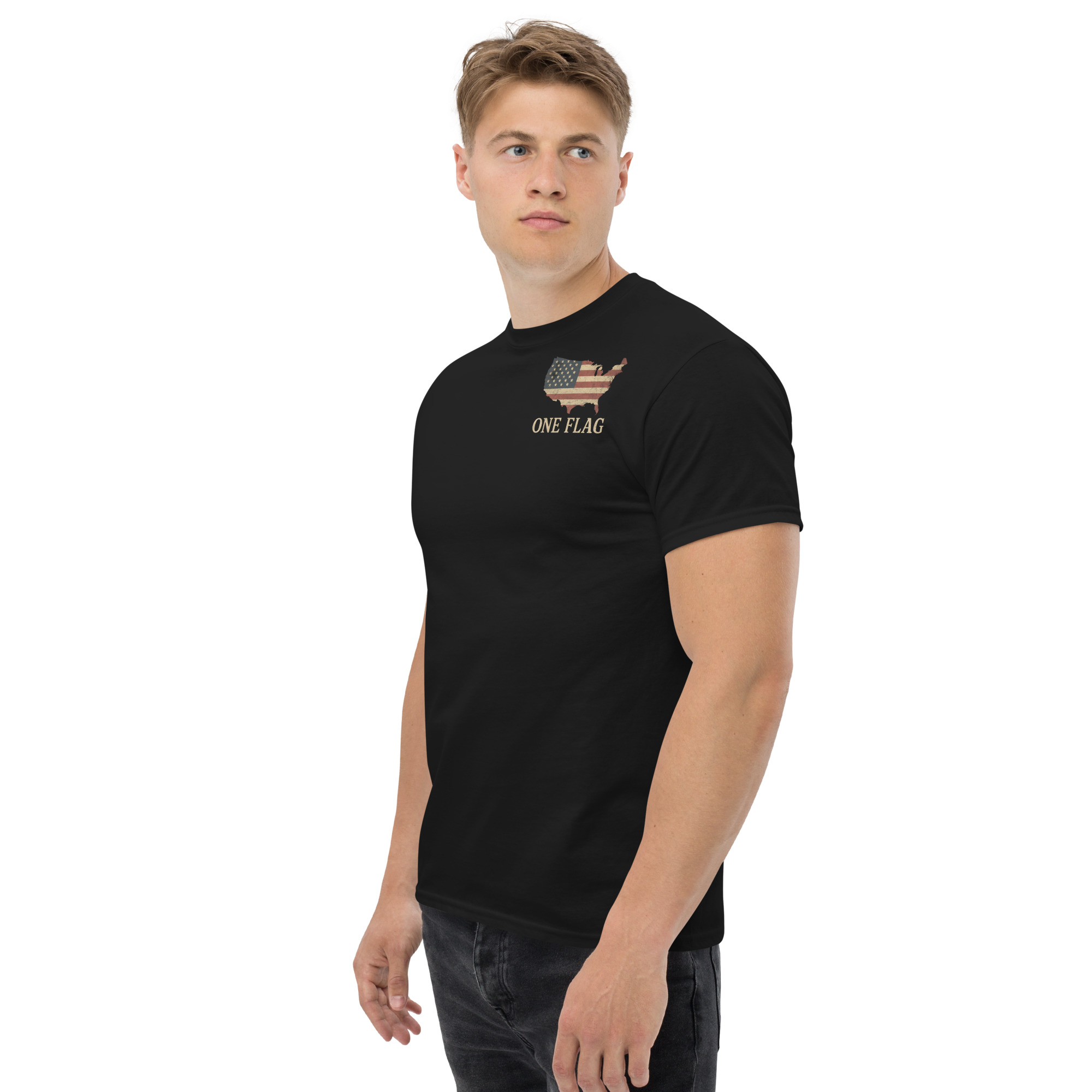 Unisex Classic Tee Black Front